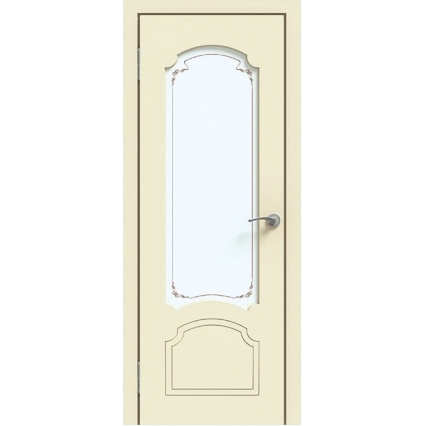 Дверь межкомнатная Эмаль ПО-3 Ваниль 60 см/ снята с производства -3шт.